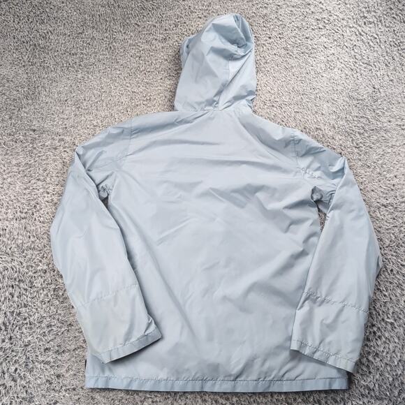 Abercrombie Fitch Jacket Adult Medium Blue Outdoor Zip Windbreaker Hoodie Rain - Picture 5 of 6